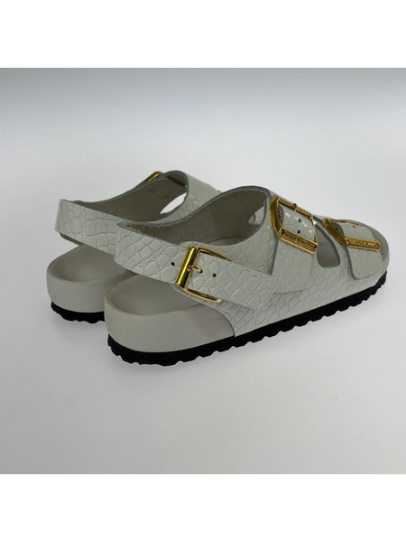 BIRKENSTOCK Milano EXQ NL Reptile Emboss 25cm ホワイト