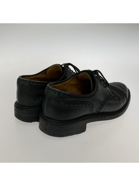 CROCKETT＆JONES シューズ NEWBY ウィングチップ レザーシューズ 6 BLK[値下]