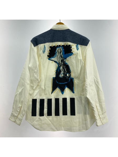 COMME des GARCONS SHIRT×Jean Michel Basquiat 18AW (S) 白系