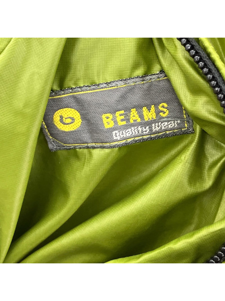 MILLET BEAMS別注 リバーシブルダウンジャケット MIV0214 オリーブグリーン (L)