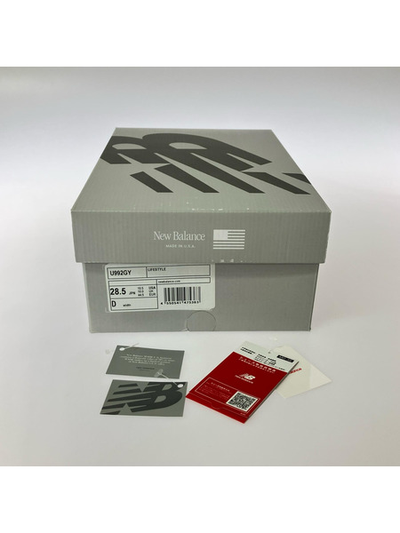 NEW BALANCE スニーカー U992GY/28.5cm