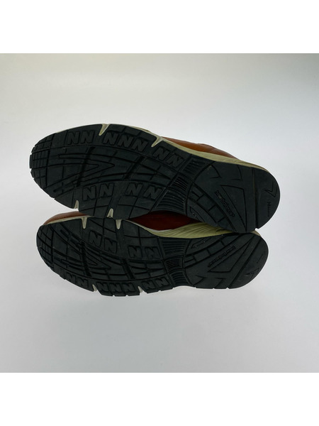 NEW BALANCE スニーカー M991GNB/UK製/レザー/茶/UK9 1/2