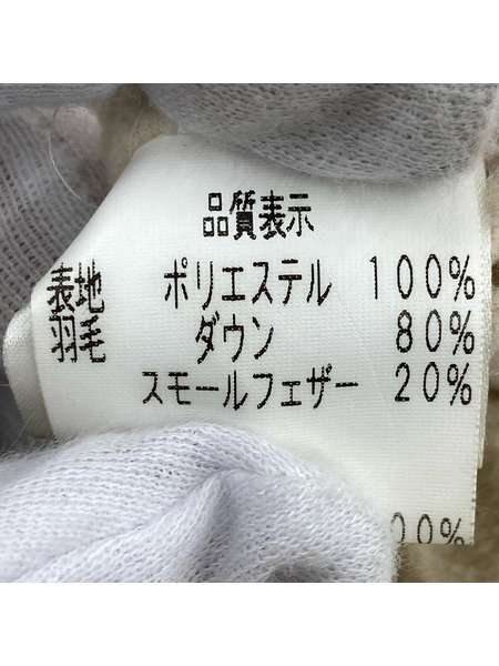 THE FLAT HEAD ダウンジャケット ヨークレザー ダウンジャケット 茶 (36)