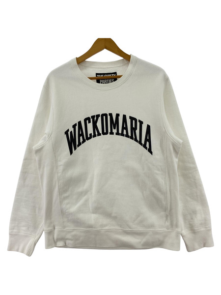 WACKO MARIA HEAVY WEIGHT CREW NECK SWEAT（M）WHT