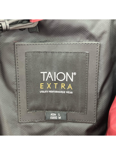 ダウンジャケット TAION CREW NECK INNER DOWN SET L ボルドー