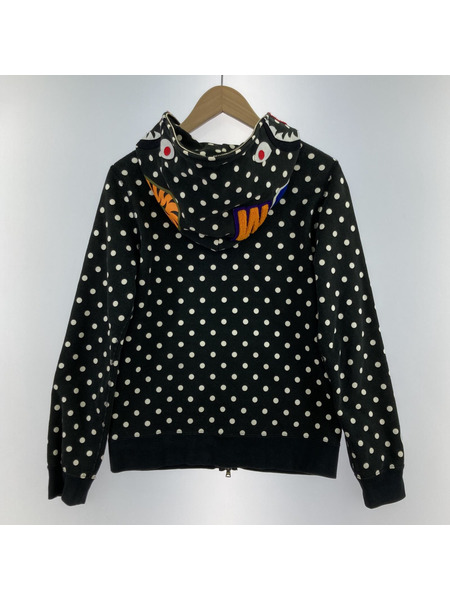 A BATHING APE Dot Shark full zip hoodie XS