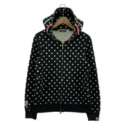 A BATHING APE Dot Shark full zip hoodie XS