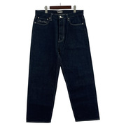 BUDSPOOL/麻LOGO DENIM PANTS