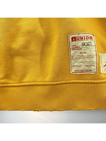 JORDAN BRAND パーカー × UNION POパーカー オレンジ (XXL)