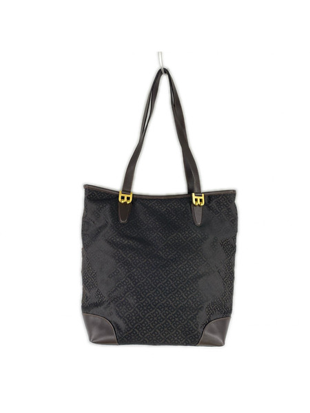 BALLY トートバッグ 総柄 茶