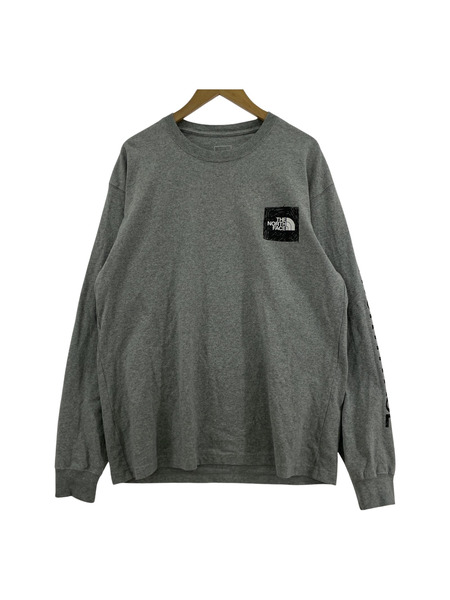 THE NORTH FACE L/S SLEEVE GRAPHIC TEE/GLY/XL