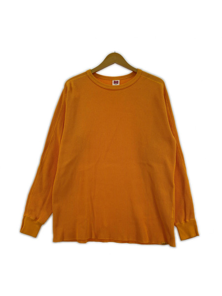 STANDARD CALIFORNIA Waffle Thermal Long Sleeve T オレンジ (XL)