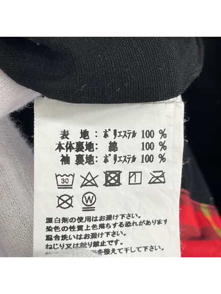 STUSSY ジャケット コーチジャケット/チェック/赤 (M)