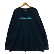 A FEW GOOD KIDS レインボーロゴ L/Sカットソー ブラック (XL)