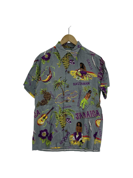 WACKO MARIA ジャマイカ アロハシャツ グレー系[値下]