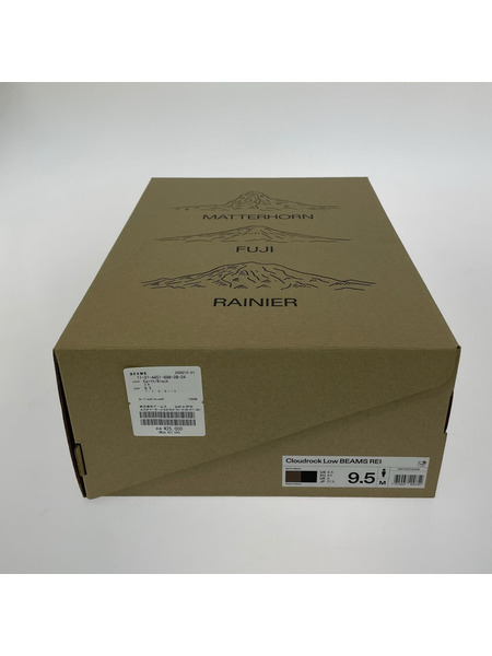 スニーカー Cloudrock Low BEAMS REI スニーカー 茶 (27.5)