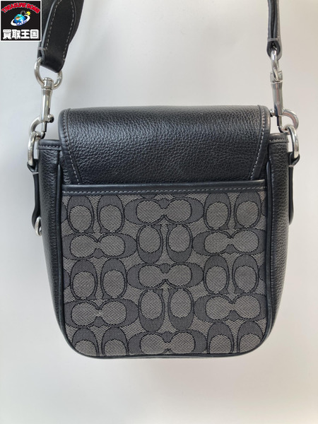 COACH コーチ CO915 ショルダーバッグ ルーカス クロスボディ・シグネチャー ジャカード ブラック グレー