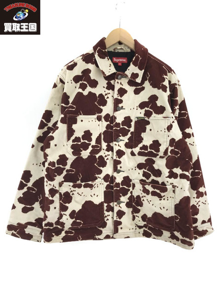 Supreme 21AW Cow Print Cardigan M ブラウン[値下]