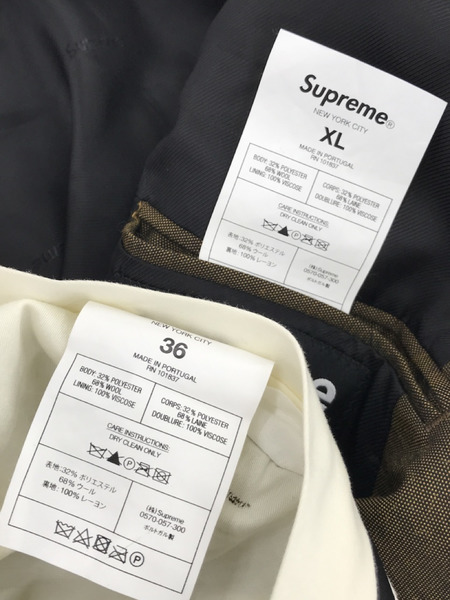 supreme sharkskin suit ブラウン｜商品番号：2100194766244 - 買取