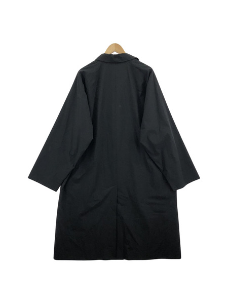 ATON KYOTO TSURIZOME COTTON BALMACAAN COAT 4 黒