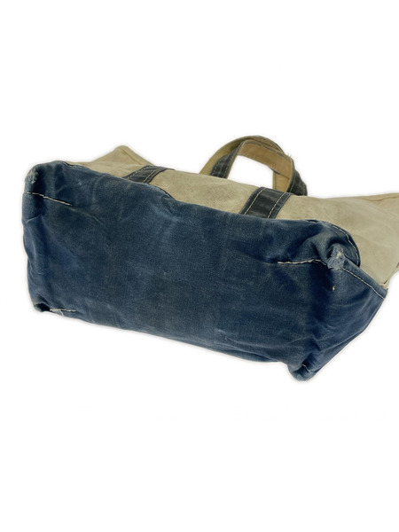 L.L.Bean ソノ他バッグ 80s BOAT AND TOTE キャンバス トートバッグ  白紺