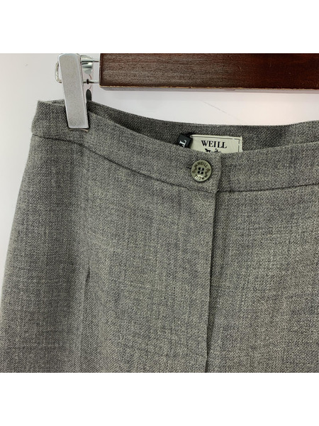 WEILL/Wide Wool Pants/W28/GRY