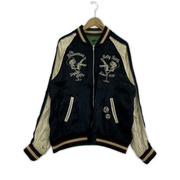 ブルゾン・ジャンパー THE BRAVEMAN×BETTY BOOP リバーシブルスカジャン 黒/緑