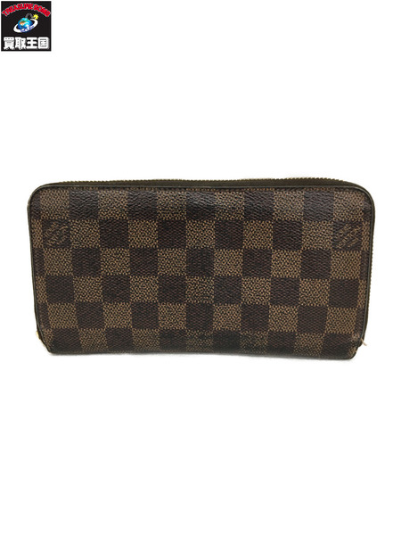 LOUIS VUITTON/ジッピー・ウォレット 旧型/ダミエ(・エベヌ) ジッピー・ウォレット 旧型/ダミエ・エベヌ/N60015