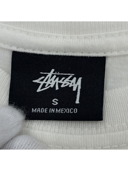 STUSSY ワールドツアー SSカットソー 白 (S)