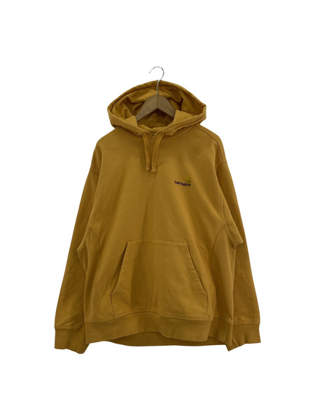 Carhartt カンボジア製 プルオーバーパーカー 黄 (L)