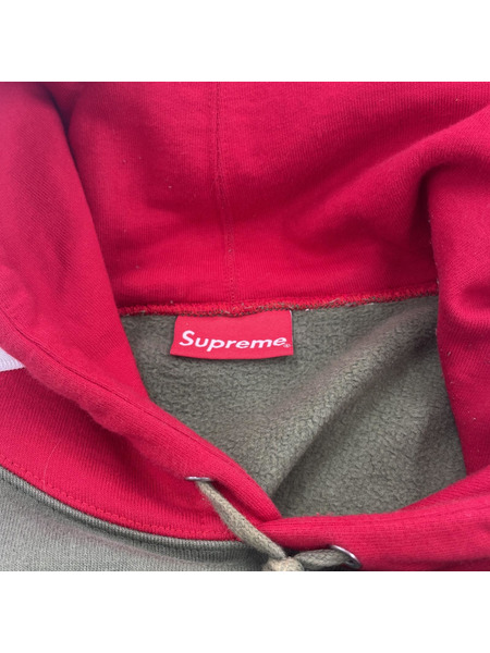 Supreme 21AW Contrast Hooded Sweatshirt(L)