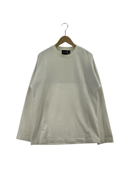 RAF SIMONS 長袖Tシャツ・カットソー × FRED PERRY バックプリントLSTEE ホワイト