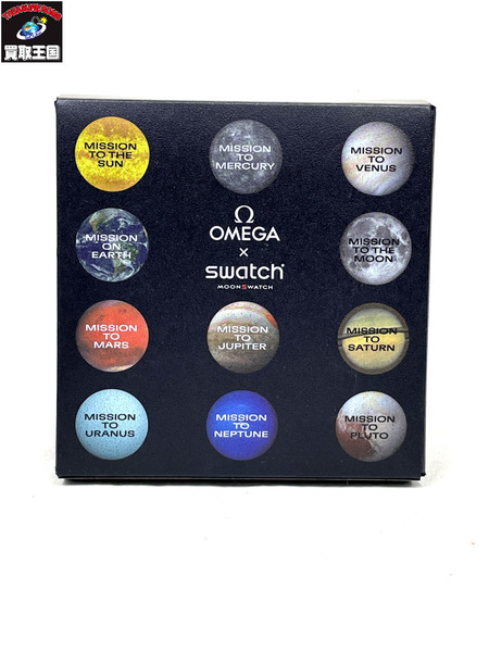 OMEGA SWATCH オメガ スウォッチ MISSION TO SATURN Bioceramic MoonSwatch Collection 時計 SO33T100C オーストリッチ