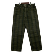 STUSSY 24SS BIG OL JEAN CANVAS PLAID チェック