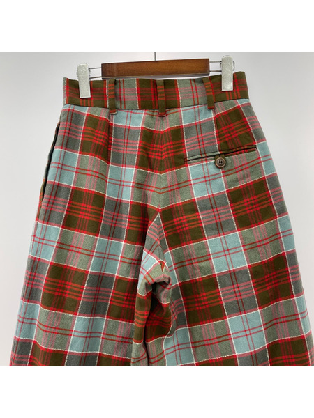 Vivienne Westwood パンツ チェック/RED