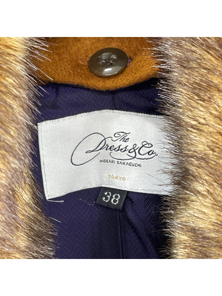 The Dress&Co. HIDEAKI SAKAGUCHI エコファー付チェスターコート