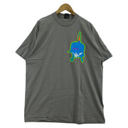 STUSSY　紺タグ　ITS ON　Tシャツ　グレー　XL