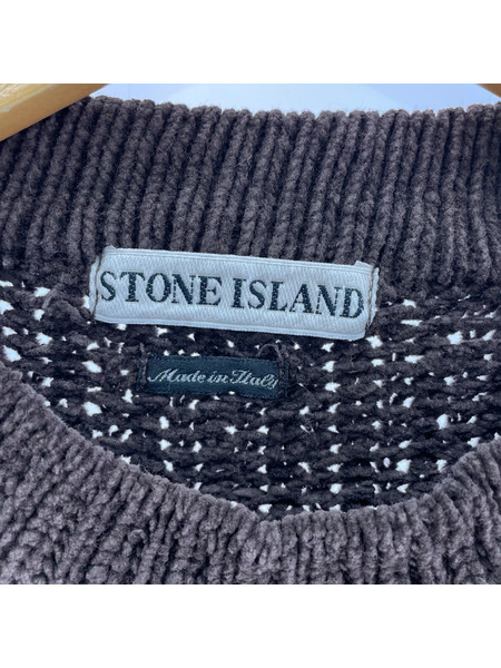 STONE ISLAND ニット・セーター 97AW ポール・ハーヴィー期 ハイネックニット (M) 茶