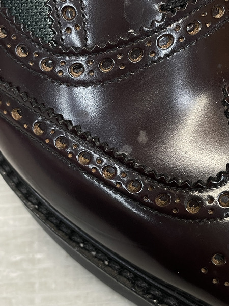 PRADA ウイングチップ レザーベルクロシューズ 6 2EG234