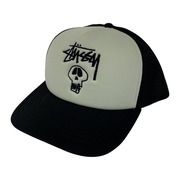 STUSSY skull メッシュキャップ