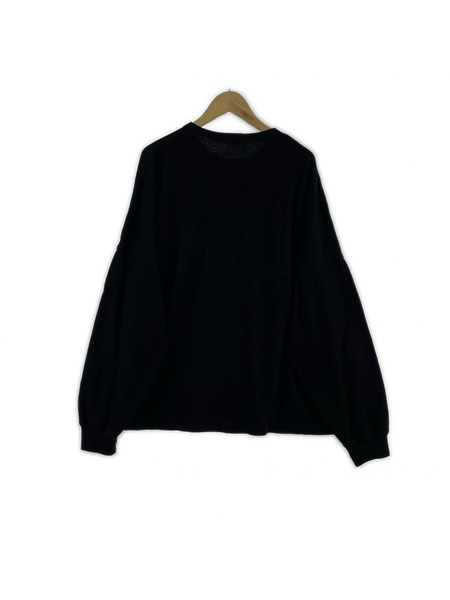 ULTERIOR 25AW C/CASH HONEYCOMB FOOTBALL TEE 4 黒 UCS99-KC220