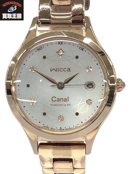 CITIZEN wicca×Canal×4℃ ソーラーテック電波腕時計[値下]