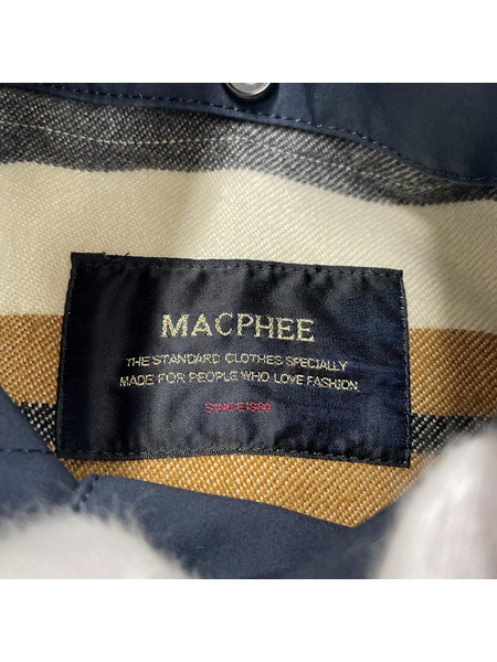 MACPHEE×DIAPLEX ライナー付 トレンチコート　ネイビー 38