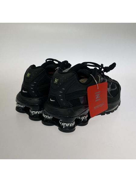 Supreme スニーカー NIKE SHOX RIDE 2 BLACK 26.5cm US8.5