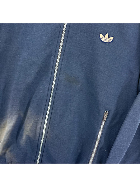 adidas ジャケット 70s 西ドイツ製 トラックジャケット (4) 紺