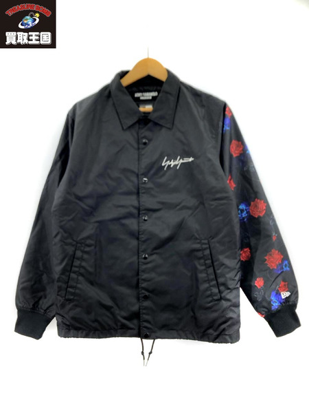 Yohji YamamotoxNEW ERA　スカルローズプリントコーチジャケット　S