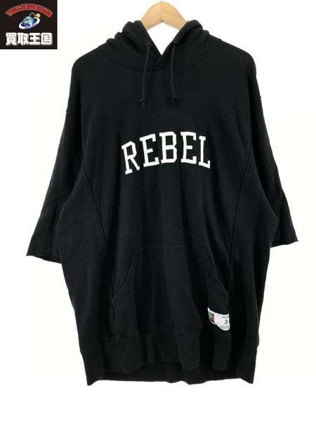 UNDERCOVER 23SS cut off hoodie rebel patch parka 3 [値下]