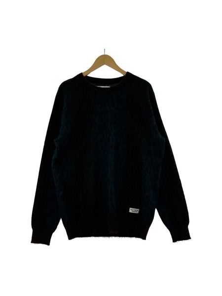 WACKO MARIA LEOPARD MOHAIR SWEATER(L)[値下]