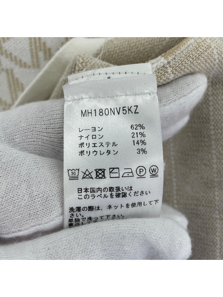 MICHAEL KORS 長袖ワンピース ロゴニットワンピース ホワイト