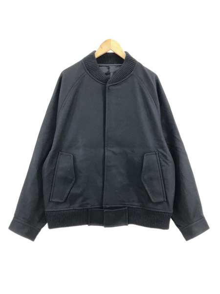 stein/OVERSIZED MELTON JACKET/S/ネイビー